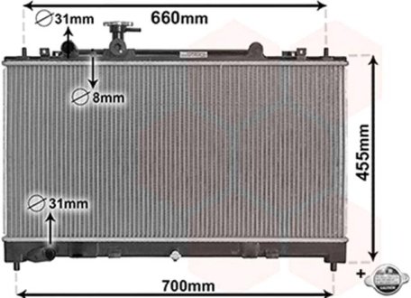 Теплообмінник Van Wezel 27002227