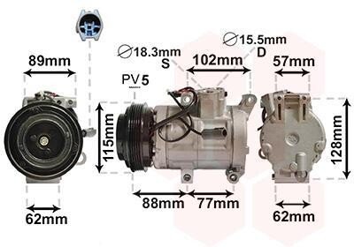 Автозапчасть Van Wezel 2700K276