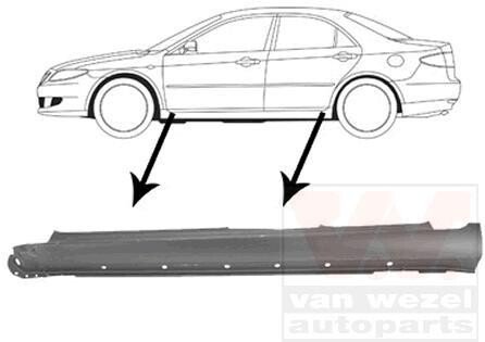 Накладка порога Van Wezel 2754103