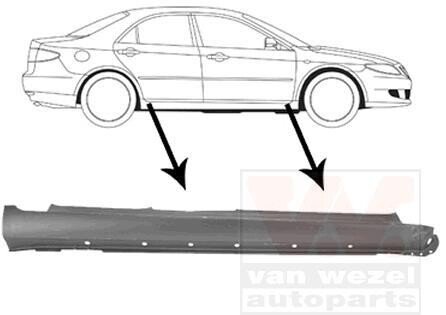 Накладка порога Van Wezel 2754104