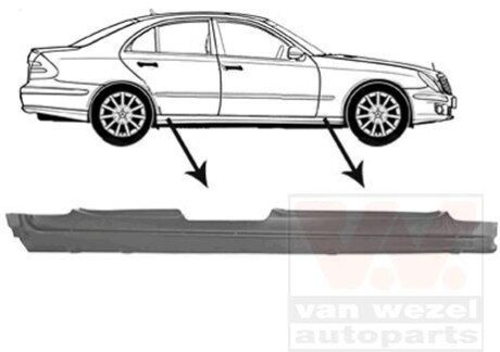 Накладка порога Van Wezel 3041104