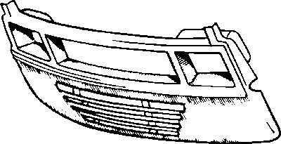 Облицовка передка Van Wezel 3070668