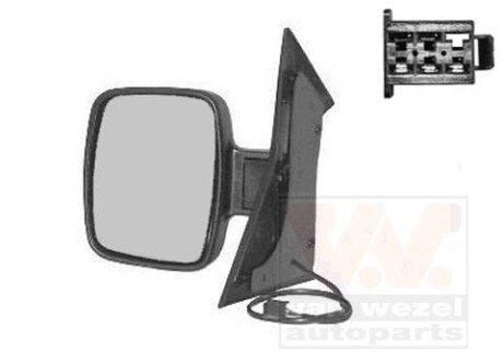 Наружное зеркало Van Wezel 3078807