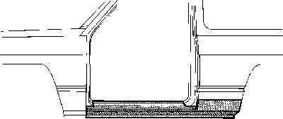 Накладка порога Van Wezel 3240101