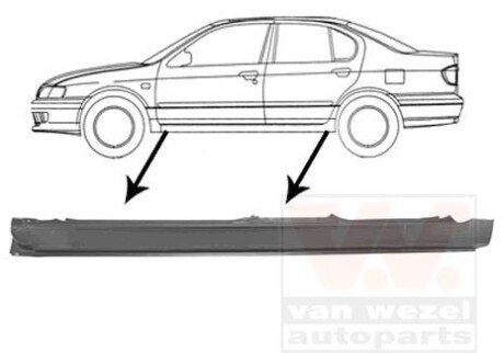 Накладка порога Van Wezel 3348103