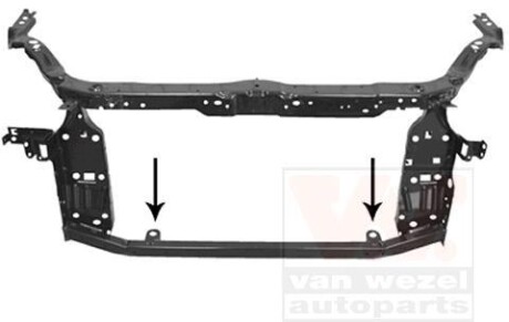 Облицовка передка Van Wezel 3389668