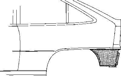 Боковина Van Wezel 3730134