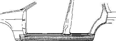 Накладка порога Van Wezel 3776104