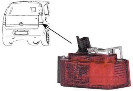 Отражатель Van Wezel 3781940
