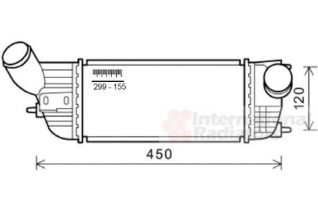 Интеркулер Van Wezel 40004362