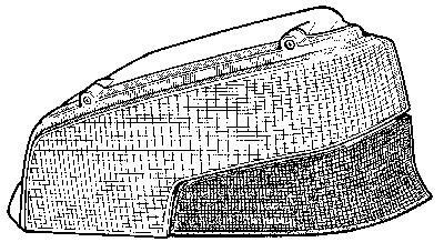 Рассеиватель, задний фонарь Van Wezel 4009939