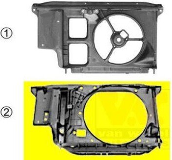 Облицовка передка Van Wezel 4028668