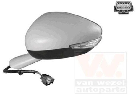 Наружное зеркало Van Wezel 4068817