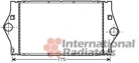 Интеркулер Van Wezel 43004363