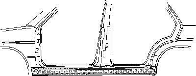 Накладка порога Van Wezel 4319103