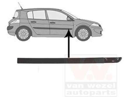 Облицовка / защитная накладка, дверь Van Wezel 4327424