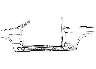 Накладка порога Van Wezel 4337101