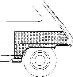 Боковина Van Wezel 4342146