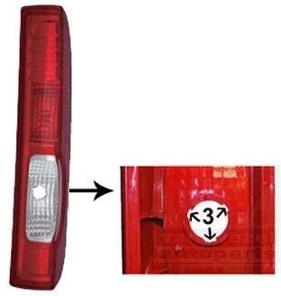 Задний фонарь Van Wezel 4395934
