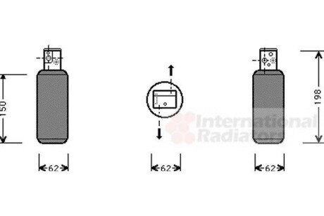 Осушитель, кондиционер Van Wezel 4700D044