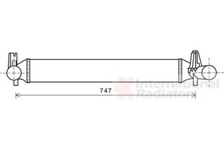 Интеркулер Van Wezel 49004042