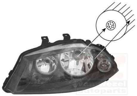 Основная фара Van Wezel 4917963