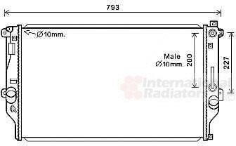 Автозапчасть Van Wezel 53002715
