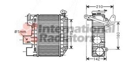 Интеркулер Van Wezel 53004365