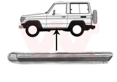 Накладка порога Van Wezel 5379101