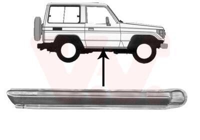 Накладка порога Van Wezel 5379102
