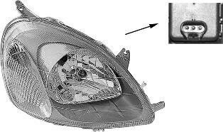 Основная фара Van Wezel 5430963