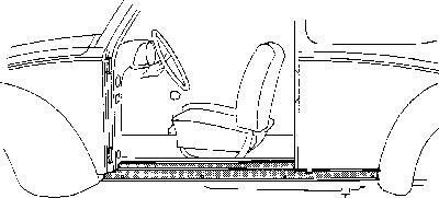 Накладка порога Van Wezel 5801.05