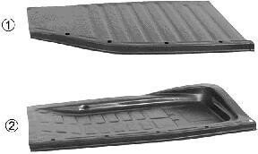 Днище кузова Van Wezel 5801.85