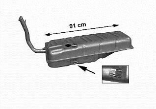 Топливный бак Van Wezel 5820082