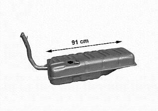 Топливный бак Van Wezel 5820083