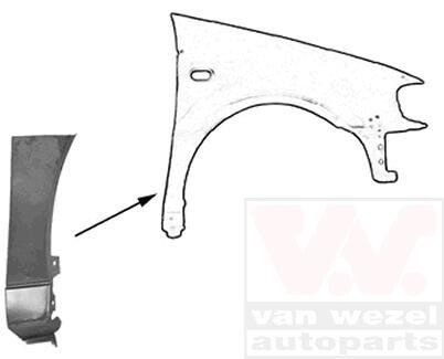 Крыло Van Wezel 5824156