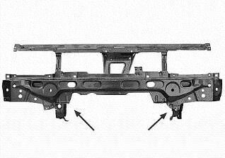Облицовка передка Van Wezel 5826778