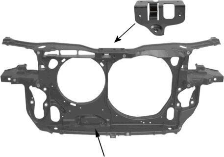 Облицовка передка Van Wezel 5837678