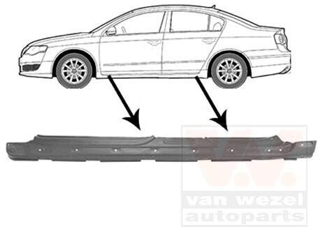 Накладка порога Van Wezel 5839103