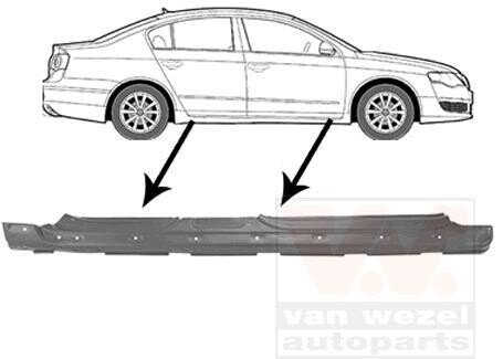 Накладка порога Van Wezel 5839104
