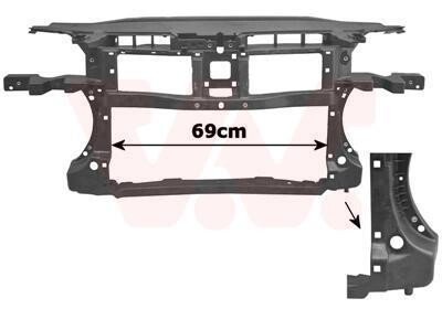 Облицовка передка Van Wezel 5839668