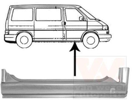 Накладка порога Van Wezel 5874102