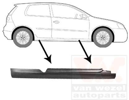 Накладка порога Van Wezel 5894102