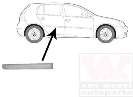 Облицовка / защитная накладка, дверь Van Wezel 5894426