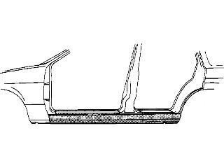 Накладка порога Van Wezel 7620103