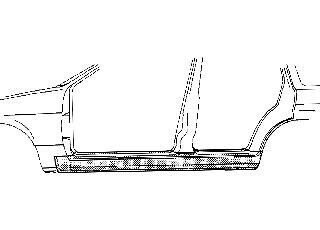 Накладка порога Van Wezel 8105104