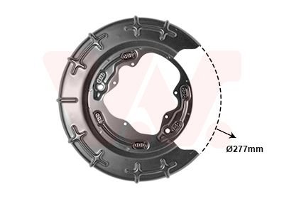 Захист гальмівного диска Van Wezel 8207374