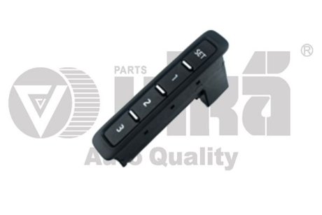 Switch for seat adjustment.Satin black Vika 99591801901