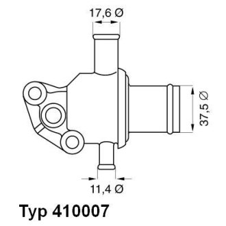 Термостат WAHLER 41000787D