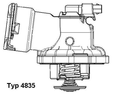 Термостат MERCEDES C(W204,S204)/E(W211) "3,2-3,5CDi "05>> WAHLER 483587D